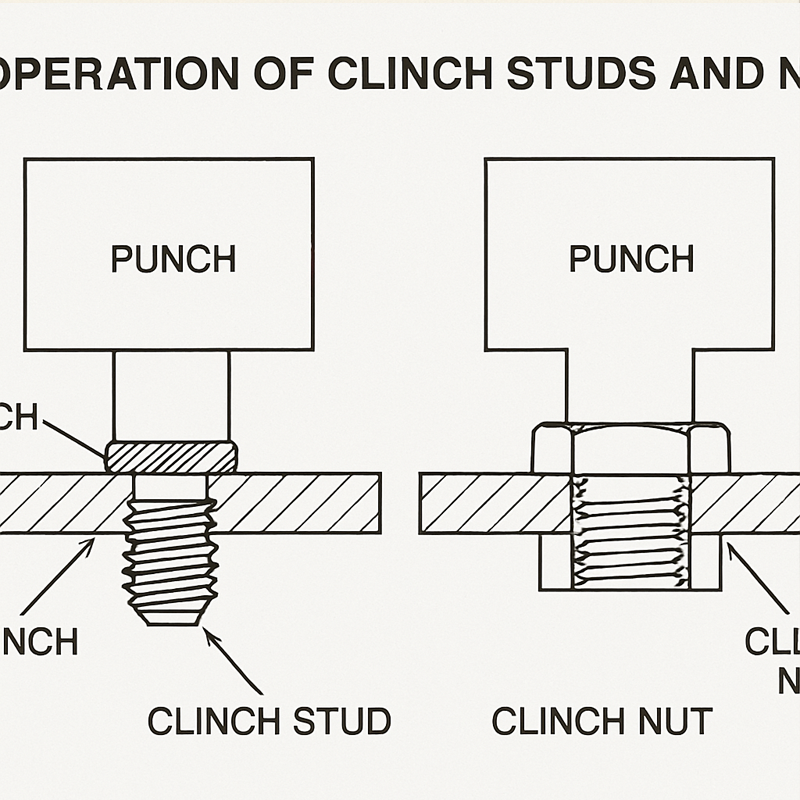 Discover the essential role of clinch studs and nuts in industrial fasteners. Learn their applications, benefits, and materials for effective fastening solutions.