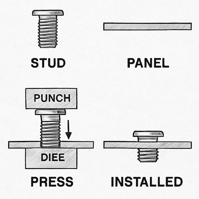 Understanding Clinch Stud Hole Size Specifications