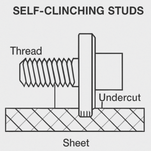 Self Clinching Studs Quality Fasteners for Load Bearing Applications