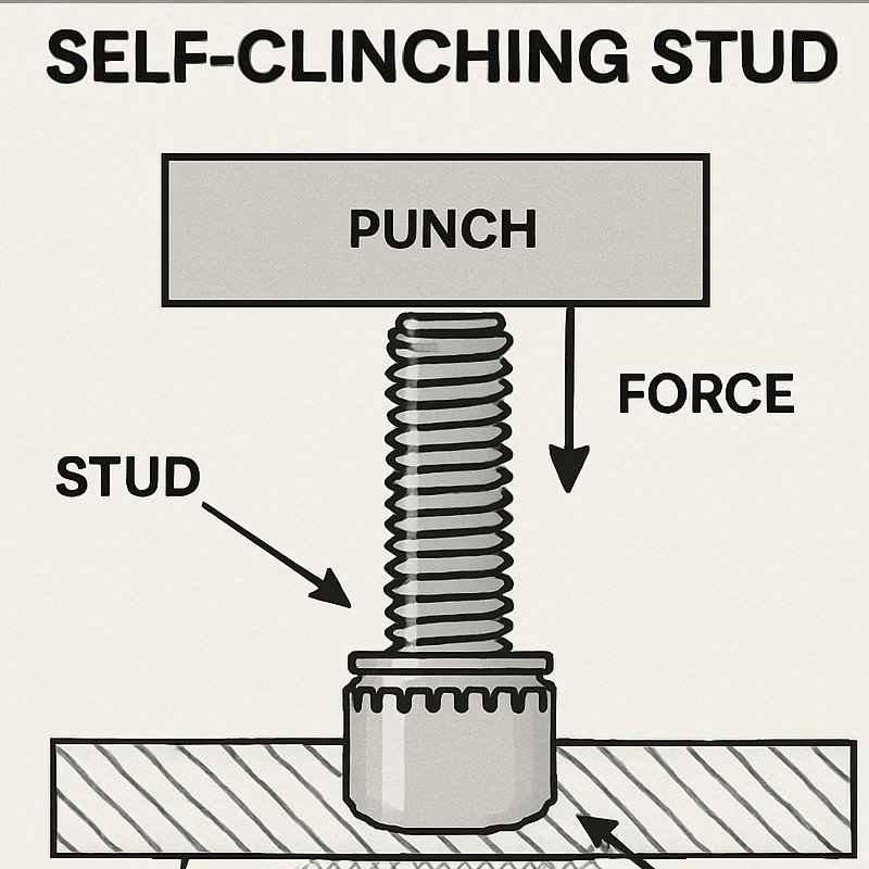 Advantages of Self Clinching Threaded Studs